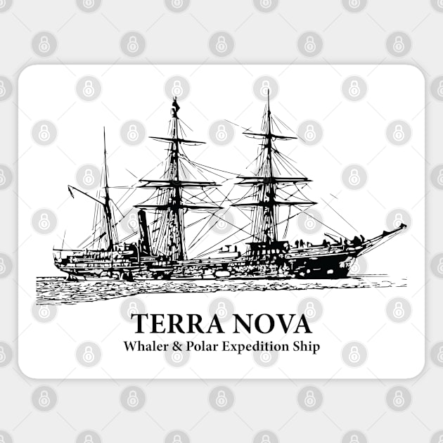 Terra Nova - Whaler & Polar Expedition Ship Magnet by Lakeric